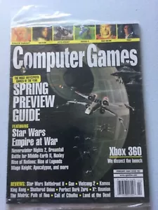 Computer Games Magazine Feb 2006 #183 Star Wars X-Men Legends 2 Apocalypse Demo - Picture 1 of 6