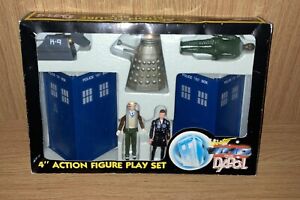 Dr Who Dalek Dapol Dalek & 7th Doctor Set Rare Vintage Figures Exclusive Dalek