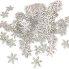 300pcs/bag Christmas Snowflakes Confetti Artificial Snow Tree Ornaments