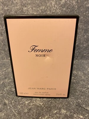 Jean Marc Paris "Femme Noir" 3,4 OZ eau de parfum spray para mujer nuevo en caja Foto 1 de 3