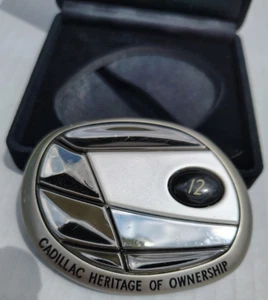 Cadillac Heritage of Ownership Grille Badge Medallion in Original Gift Box - Picture 1 of 3