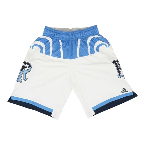 Rhode Island Rams  Adidas Men's Primary Logo White Basketball Performance Shorts Cover
