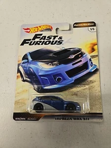 Hot Wheels Premium Fast & Furious Furious Off-Road Subaru Impreza WRX STI - Picture 1 of 2