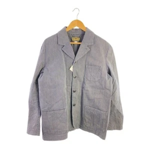 STUDIO D'ARTISAN INTARNATIONAL Tailored Jacket Sack 42 Cotton IDG Stripe Used - Picture 1 of 5