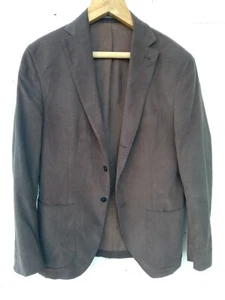 CANTARELLI light brown micro corduroy velour  women's blazer jacket size 50 - Picture 1 of 6