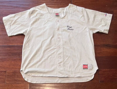 Бейсбольная футболка Rawlings серая черная No13 мужские 2XL розовые носки сетка на пуговицах - Изображение 1 из 4