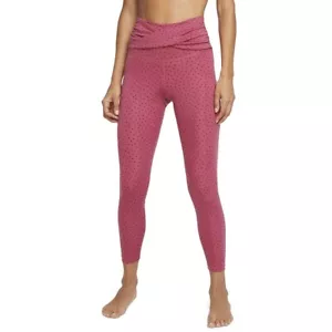 Nike Damen Leggings Pink Fuchsia Polka Dot Active Gym Yoga - Bild 1 von 7