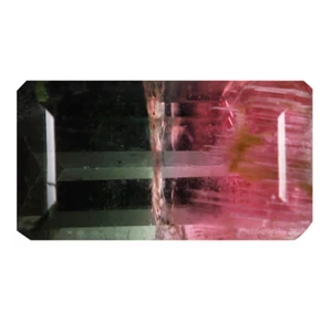 2.48 ct Octagon Cut (11 x 6 mm) Unheated / Untreated Watermelon Tourmaline - Picture 1 of 2