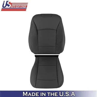 Cubiertas de asiento laterales de pasajero negras pizarra 2015-2017 para Subaru Outback de cuero sintético Foto 1 de 4