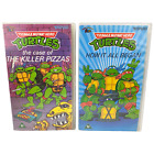 Vtg Teenage Mutant Hero Turtles How it all Began & Case of Killer Pizzas VHS Set