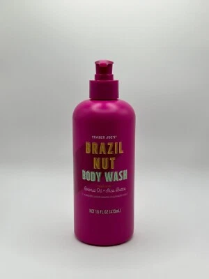 Trader Joe's Brazil Nut Body Wash made with Coconut Oil & Shea Butter 16oz New - Image 1 of 4