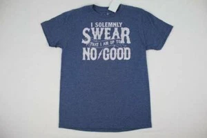 NEW Boys T Shirt Harry Potter 2XL Size 18 Top Crew Neck Tee Swear Up To No Good - Picture 1 of 2