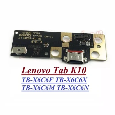 Placa conector puerto de carga edición WiFi para Lenovo Tab K10 TB-X6C6F TB-X6C6X X6C6 Foto 1 de 4