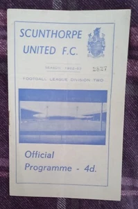 1962/63 Division Two - SCUNTHORPE UNITED v. STOKE CITY - Picture 1 of 2