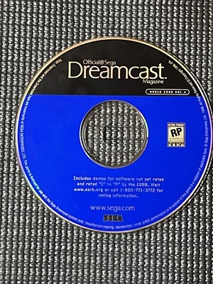 OFFICIAL SEGA DREAMCAST MAGAZINE MAR 2000 VOL. 4 DEMO DISC - Image 1 of 3