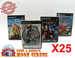 25X SONY PLAYSTATION PS2 CIB GAME - CLEAR PROTECTIVE BOX PROTECTORS SLEEVE CASE - Picture 1 of 8