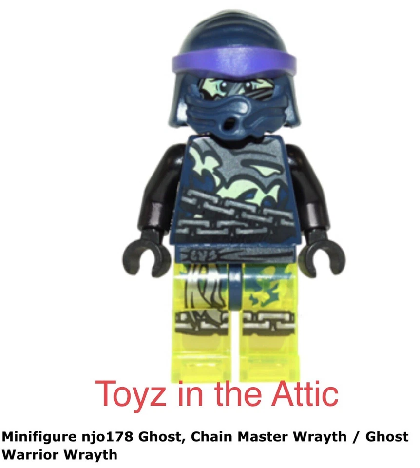 Lego 1x njo178 Ghost Chain Master Wrayth / Ghost Warrio Nm Ninjago 70744 70730 - Image 1 of 1