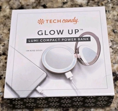 TECH Candy Glow Up Lumi Compact Power Bank Charger NEW  - Image 1 of 2