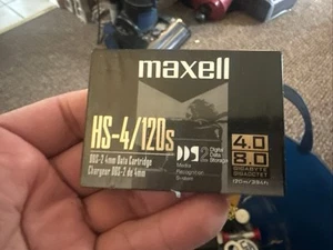 1 New Sealed Maxell DDS-2 HS-4 / 120s Data Cartridges 4/8GB 120m/394ft. - Afbeelding 1 van 1