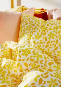 iKEA JUVELBLOMMA Twin Duvet + Standard Pillowcase Set Yellow Flowers Bright - Picture 1 of 9