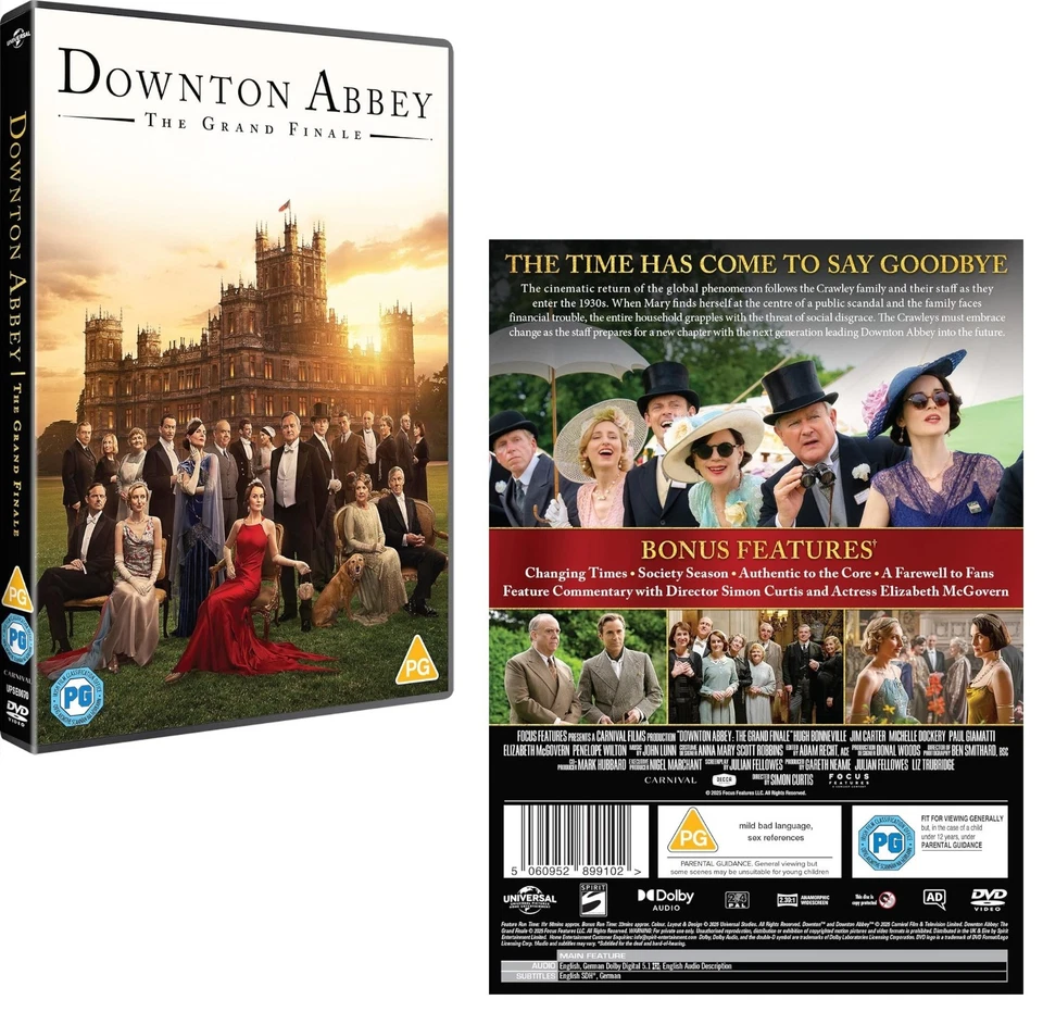 DOWNTON ABBEY (3): THE GRAND FINALE (2025): Hugh Bonneville - NEW Eu Rg2+4 DVD - Image 1 of 1