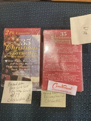 35 Christmas Favorites On Organ And Chimes 2-Cassettes In Box Set New Sealed - Image 1 of 4