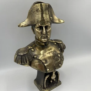 Antique French Bronze Bust Napoleon Bonaparte signed A. Jourdan France Art - Picture 1 of 12