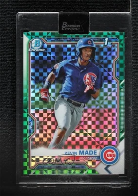 2021 Bowman Chrome X Prospects Green X-Fractor /31 Kevin Made #BCP-153 - Image 1 of 2