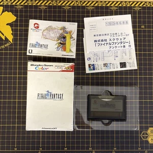 Final Fantasy WonderSwan Color Japan Import mit Handbuch Reg Card Boxed Komplett - Bild 1 von 10