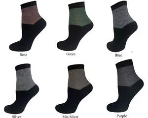 Mysocks de Luxe Demi Paillette Femmes Chaussettes Taille 4-7 - Picture 1 of 10