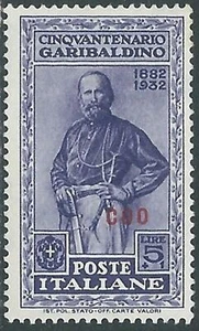 1932 EGEO COO GARIBALDI 5 LIRE MH * - RB9-6 - Imagen 1 de 1