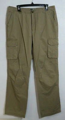 Pantalones cargo Jeep Jalopy para hombre senderismo talla 36x32 algodón marrón bolsillos para fotografía Foto 1 de 4