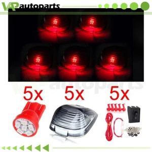 5 Smoke Cab marker Roof Top Light+12V 3528 168 LED for 99-16 Ford E/F Super Duty - Picture 1 of 12