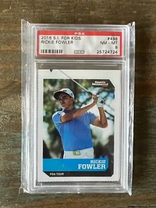 2016 Sports Illustrated S.I. For Kids #498 Rickie Fowler PSA 8 NM-MT Rookie RC - Picture 1 of 2