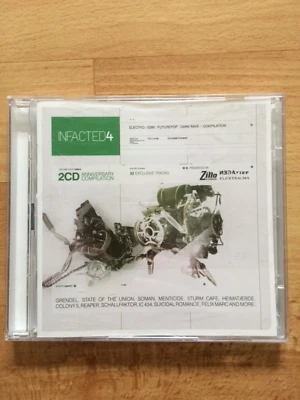 2CD  Infacted 4 - Anniversary Label Compilation Electro EBM Futurepop Dark Rave - Bild 1 von 2