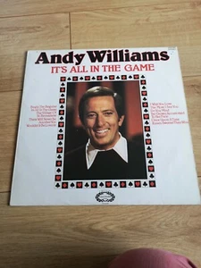 ANDY WILLIAMS -  IT'S ALL IN THE GAME 12" VINYL ABLUM - Picture 1 of 3