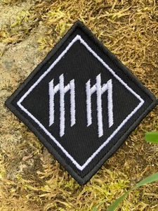 Marilyn Manson Embroidery Iron on patch heavy metal scream rock and roll music - Picture 1 of 2