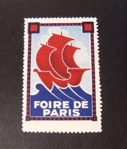 Francia , France Erinofili Maggio " FOIRE De PARIS " 1 Vignette Mint - Imagen 1 de 1