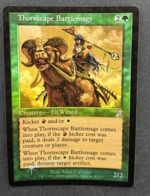 MTG FOIL TIME SPIRAL THORNSCAPE BATTLEMAGE MAGIC THE GATHERING TIMESHIFTED GREEN - Image 1 of 4