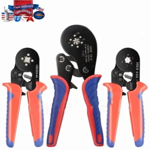 Crimping Pliers Ferrule Hexagonal Steel Straight Terminal Wire Crimper Hand Tool - Picture 1 of 6