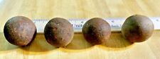 VINTAGE CIVIL WAR RELIC - GRAPE SHOT CANISTER CANNON BALL  RESACA GA - LOT of 4