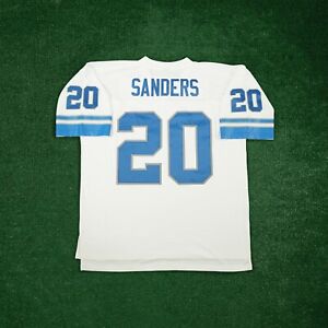 Barry Sanders 1996 Detroit Lions Mitchell & Ness Away White Legacy Jersey