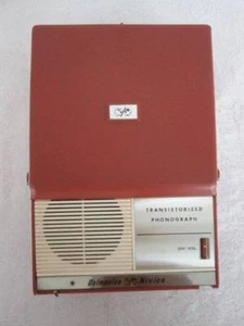 Vintage Delmonico Nivico TPH-27 Transistorized Phonograph rot weiß sehr selten - Bild 1 von 10