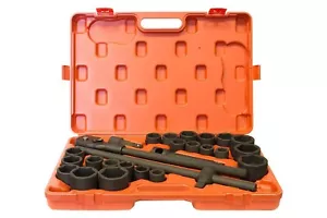 Juego de enchufes de impacto profundo Drive SAE de 3/4" (26 piezas) (JQ-34-ZT026B) - Imagen 1 de 1
