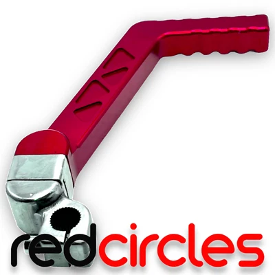 RED CIRCLES EJE DE ARRANQUE KICKSTART ROJO CNC PIT 13mm 50cc 110cc 125cc