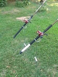 Rod Holders For Bank Fishing 2 post Heavy Duty . Pack of 3 holders   $33.00 USA* - Picture 1 of 2