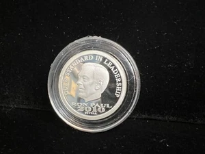 $25 Norfed RON PAUL Liberty Coin 2010 1/2 oz .999 Silver Proof Like BU RARE - Picture 1 of 2