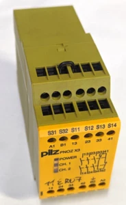 Pilz 774318 Sicherheitsrelais PNOZ X3 230VAC24VDC 3n/o 1n/c 1so - Picture 1 of 6