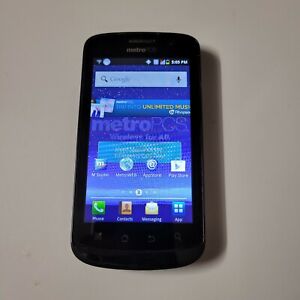 Coolpad Quattro 4G 5860E Android phone (MetroPCS) - 512 MB Silver #R04