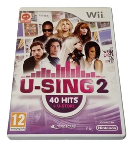 U-Sing 2 (Nintendo Wii 2010) MINDSCAPE - PAL Pegi 12 RVL-SU3P-UKV Has its Manual - Picture 1 of 9
